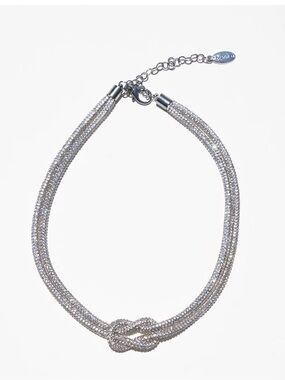 Rocknot Crystal Knot Necklace - New